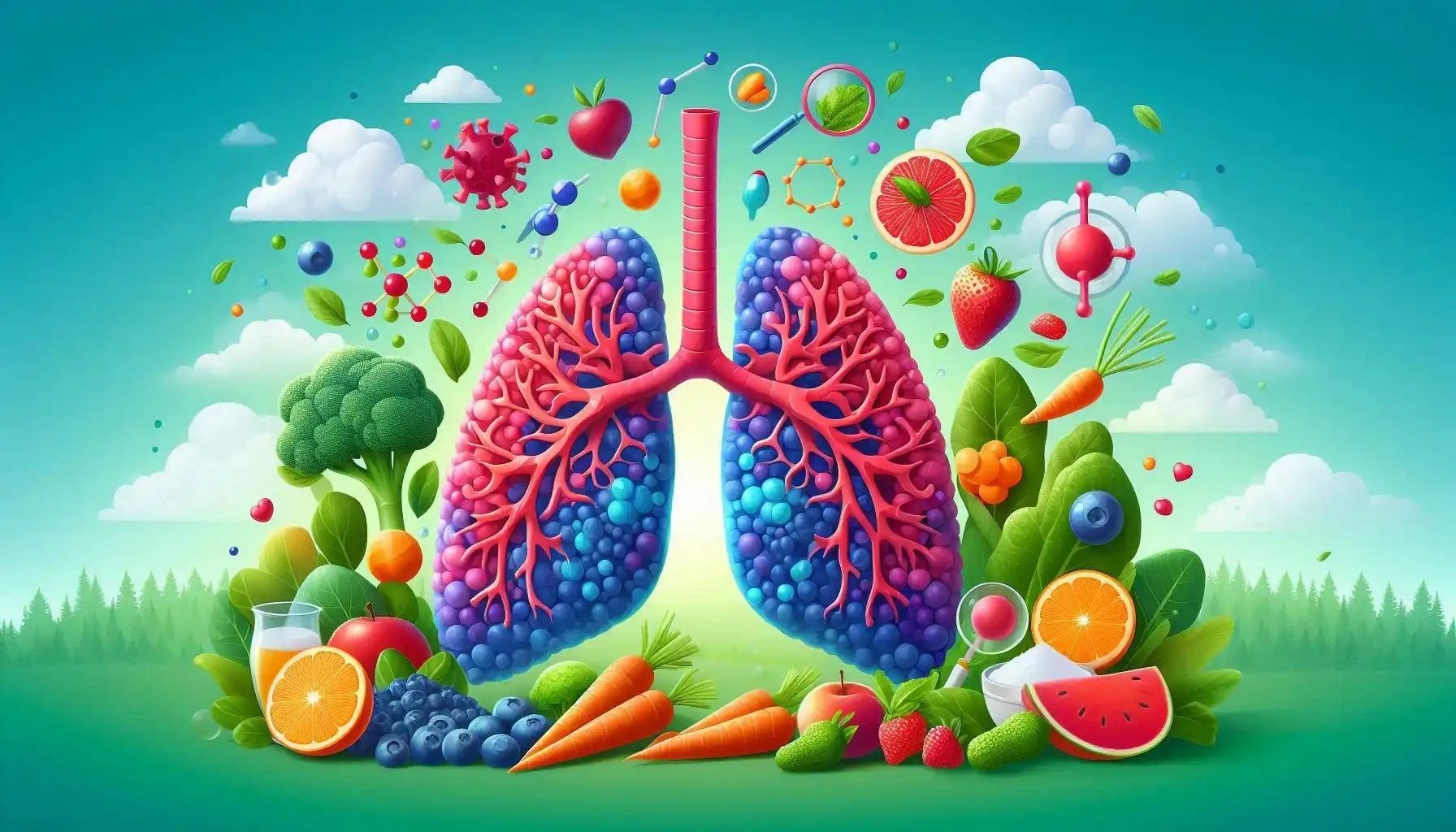 Salud pulmonar y antioxidantes